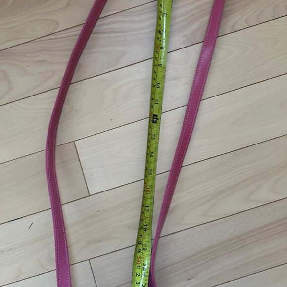 Vintage Wilsons Leather Maxima Shoulder Bag – 90s Hot Pink Leather – Rare Find - Picture 7 of 8